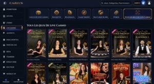 En savoir plus sur cazeus login